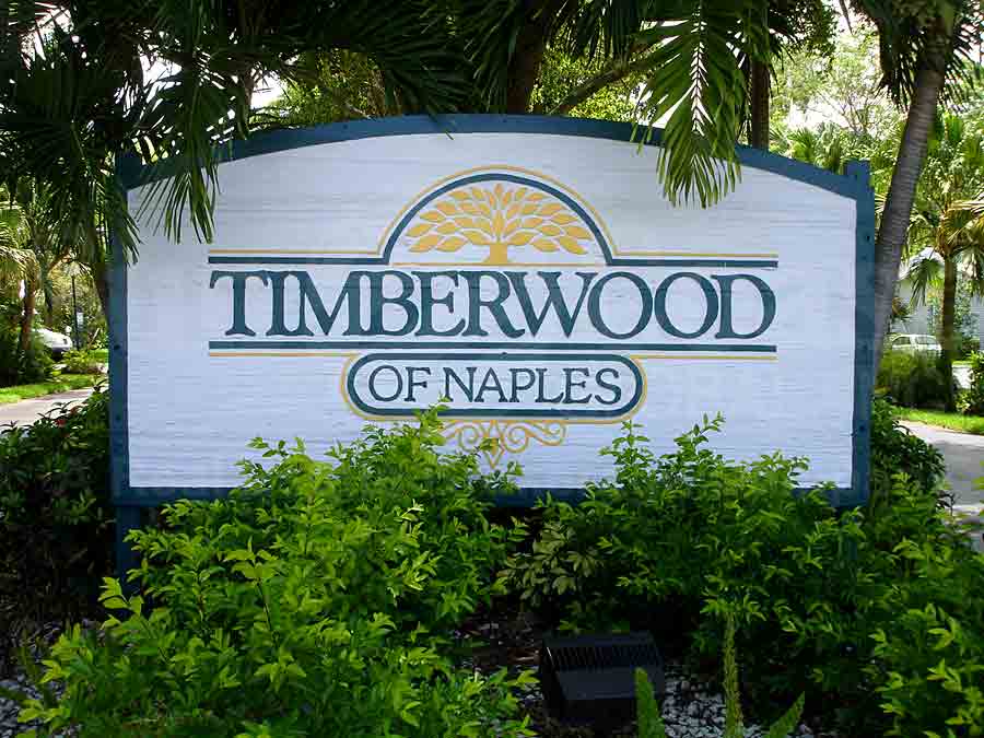 TIMBERWOOD OF NAPLES Signage